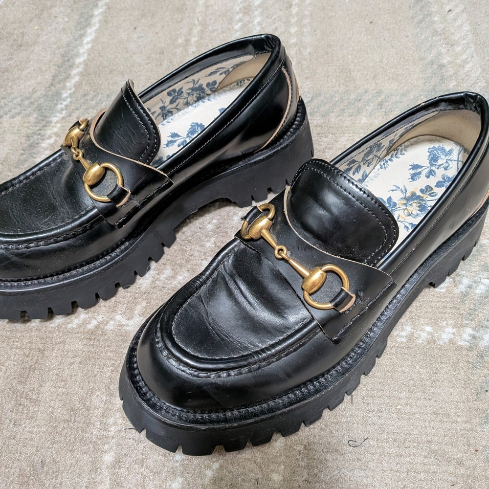 Black Gucci Loafers